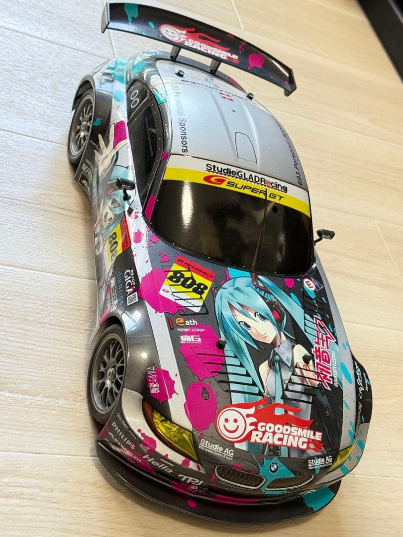 【極美品】RCラジコンボディ 1/10 タミヤ BMW 初音ミク Z4ボディ