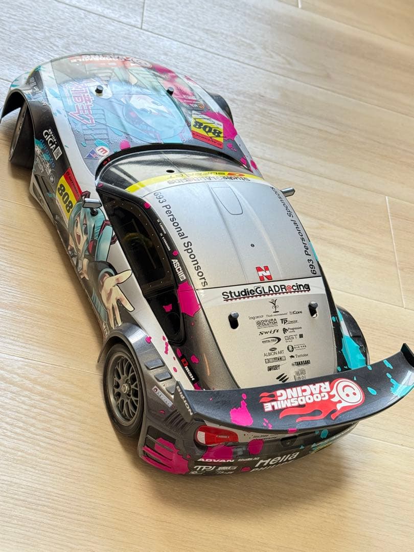 【極美品】RCラジコンボディ 1/10 タミヤ BMW 初音ミク Z4ボディ
