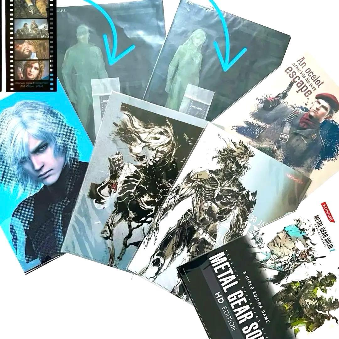 メタルギアソリッド　メタルギアライジング　雷電 クリアファイル　フィルムしおり