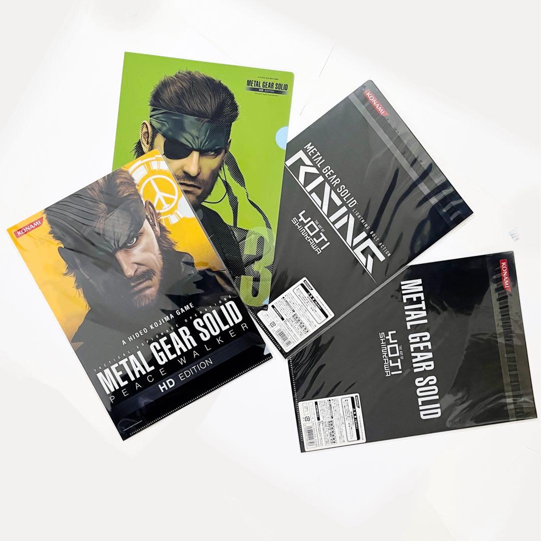 メタルギアソリッド　メタルギアライジング　雷電 クリアファイル　フィルムしおり
