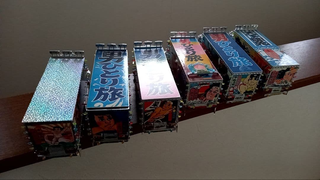 【絶版品】1／48トラック野郎　完成品ジャンク６台セット