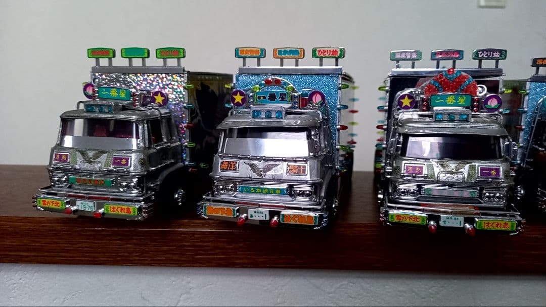 【絶版品】1／48トラック野郎　完成品ジャンク６台セット