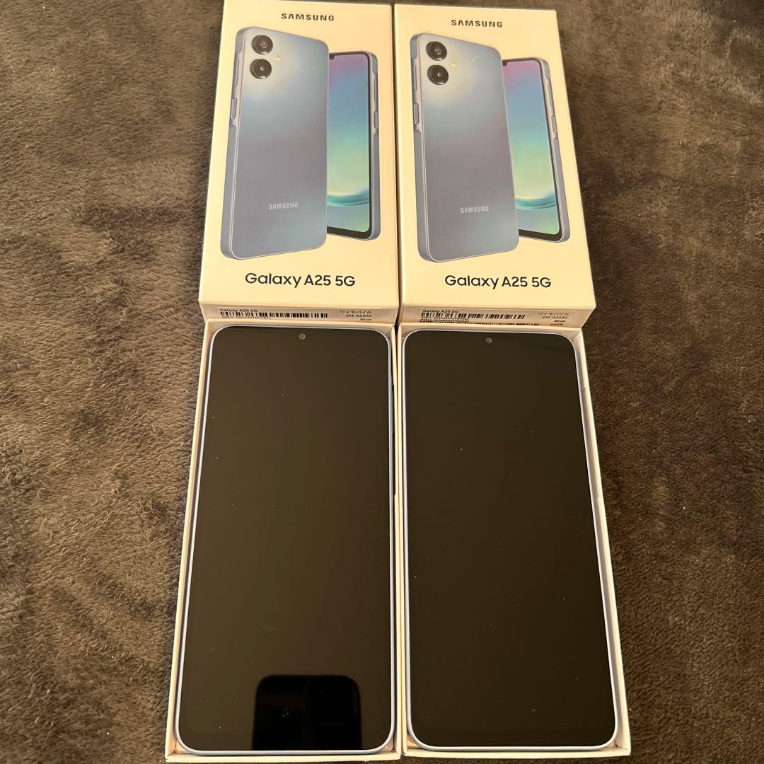 Samsung Galaxy A25 5G Blue 64GB 本体　2台