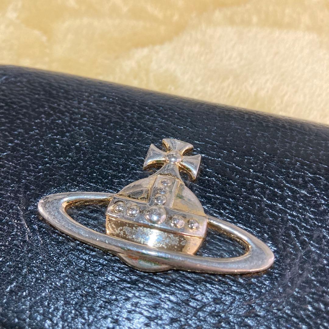 Vivienne Westwood 三つ折り財布 黒 がま口