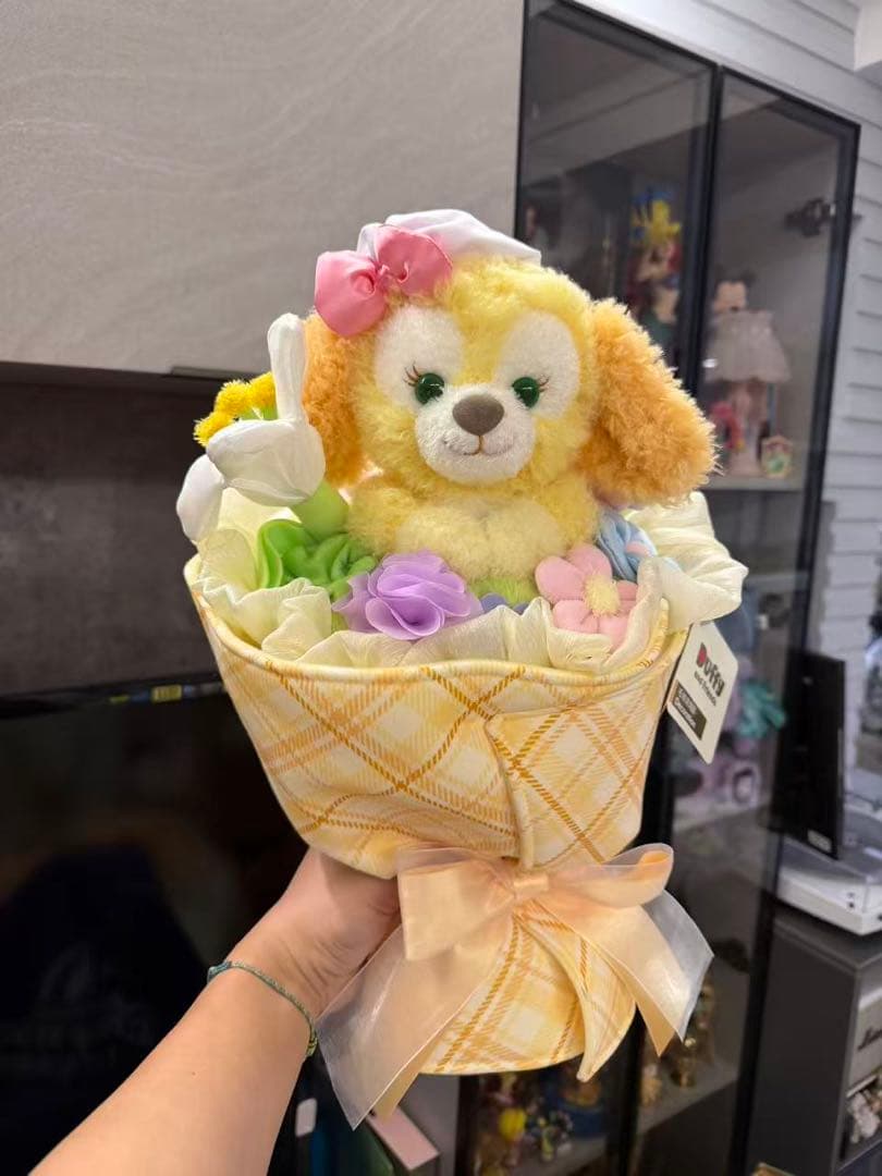 上海ディズニーランド正規品1.14新作クッキーアン花束ブーケぬいぐるみ