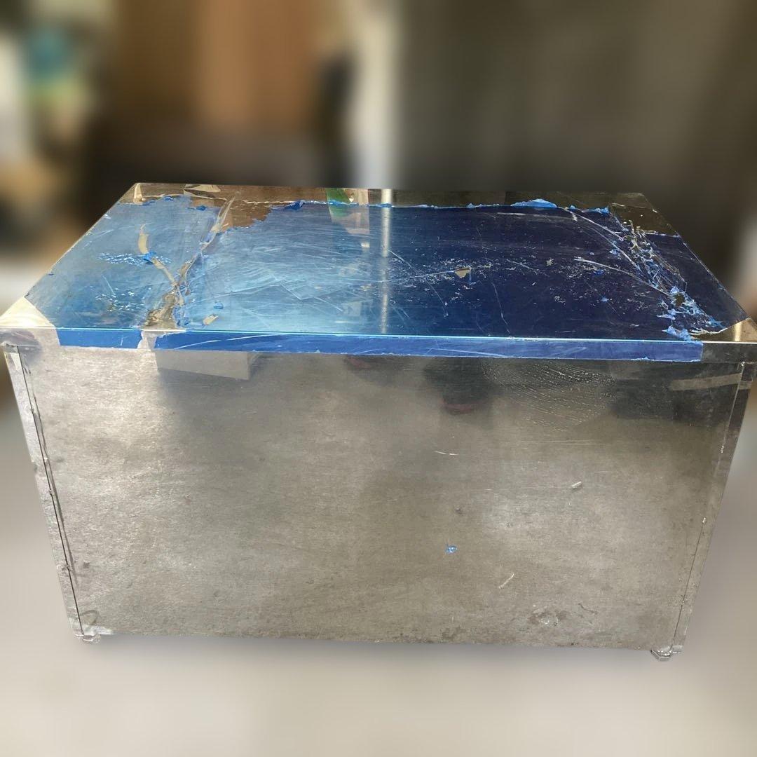 ステンレス製作業台 両開き扉付き