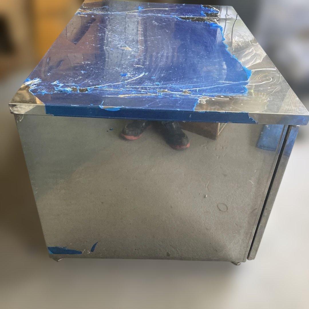 ステンレス製作業台 両開き扉付き