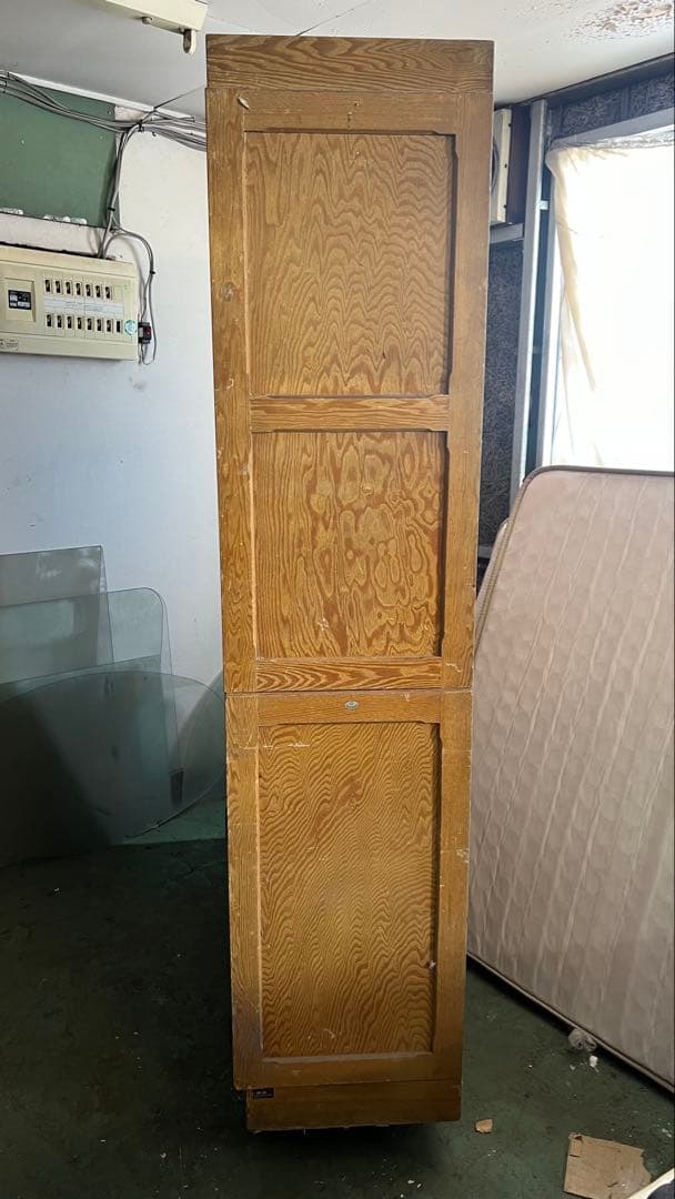 【O-1604】水屋 食器棚 飾り棚 キャビネット 昭和レトロ アンティーク