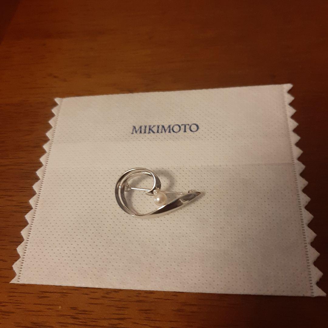 MIKIMOTO 真珠 一粒ブローチ