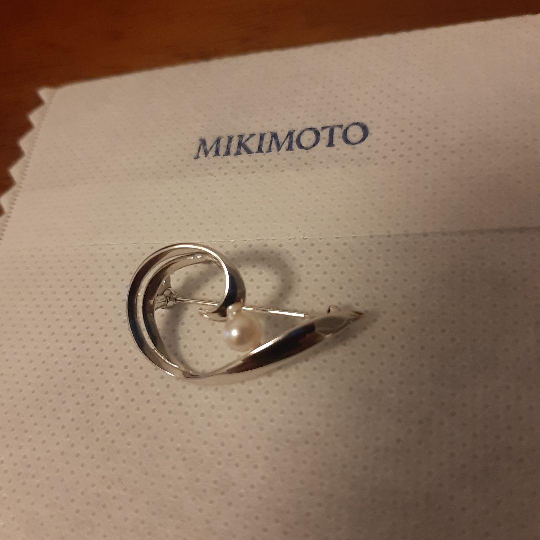 MIKIMOTO 真珠 一粒ブローチ
