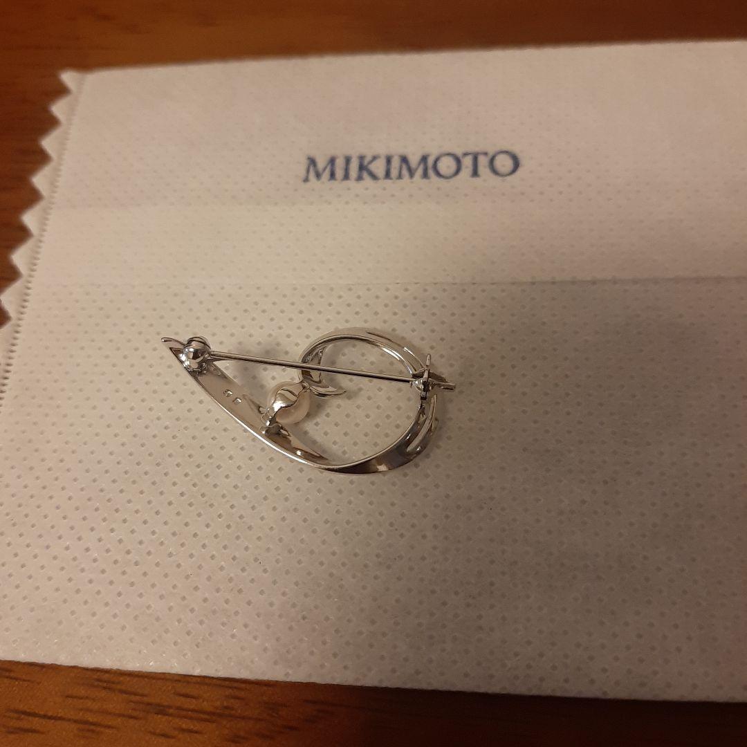 MIKIMOTO 真珠 一粒ブローチ