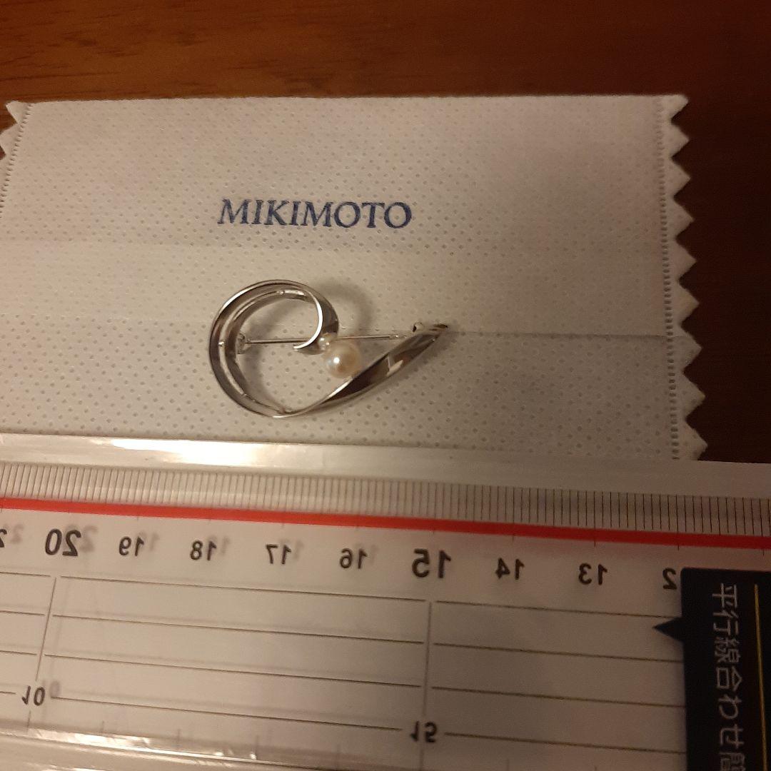 MIKIMOTO 真珠 一粒ブローチ