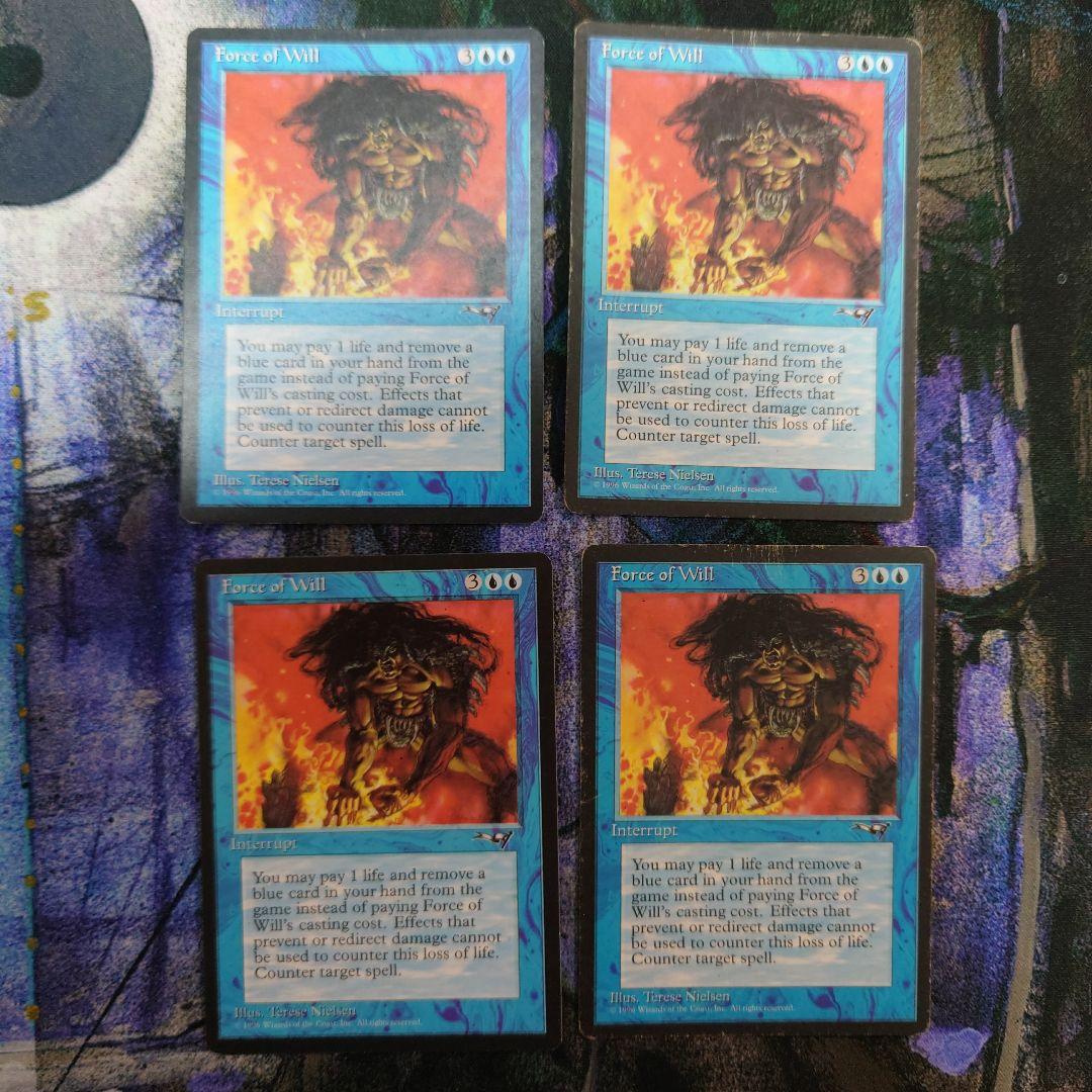 MTG 意志の力 Force of Will アライアンス 4枚セット