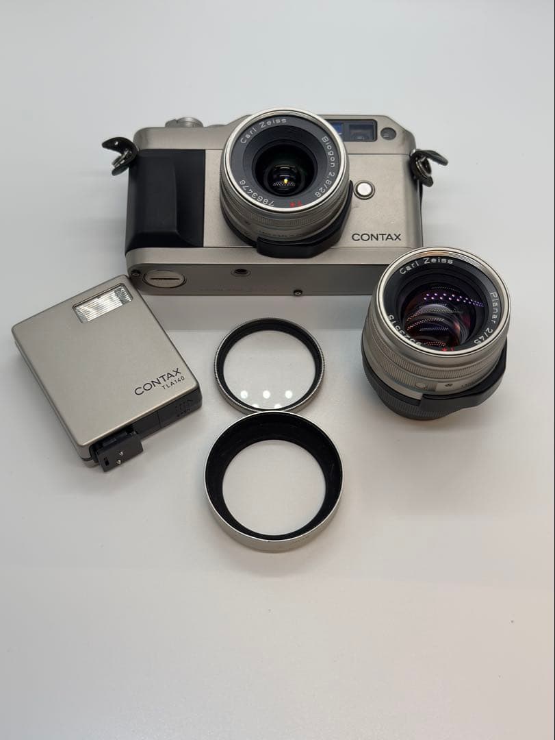CONTAX G1 レンズ2本/TLA140セット ROM改造済 グリーンラベル