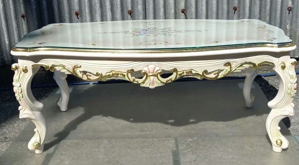 クラシック　姫家具　ロココ調猫足テーブル