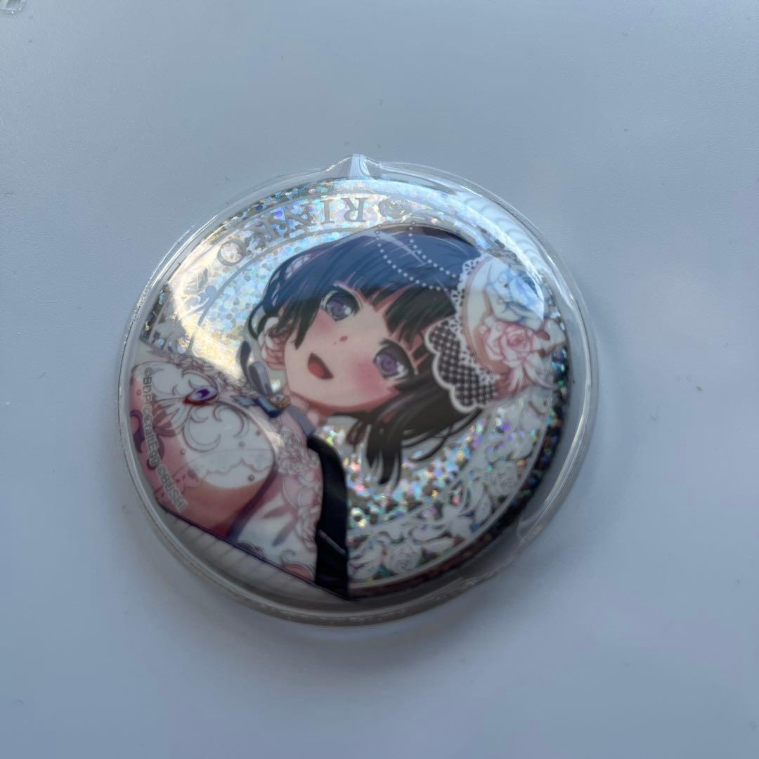 バンドリ　Roselia Flamme/Wasser タオル＆缶バッジ　白金燐子