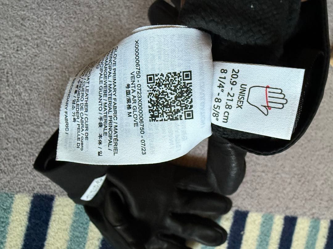 美品 Arc'teryx VENTA AR GLOVE ブラック M