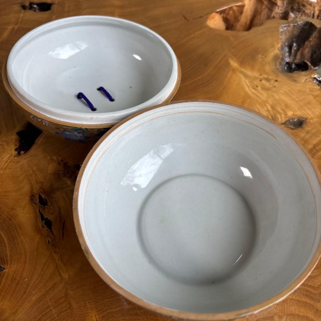 【九谷焼 絵付け師】清水翠東 「四季の花」盒子 伝統工芸師 共箱