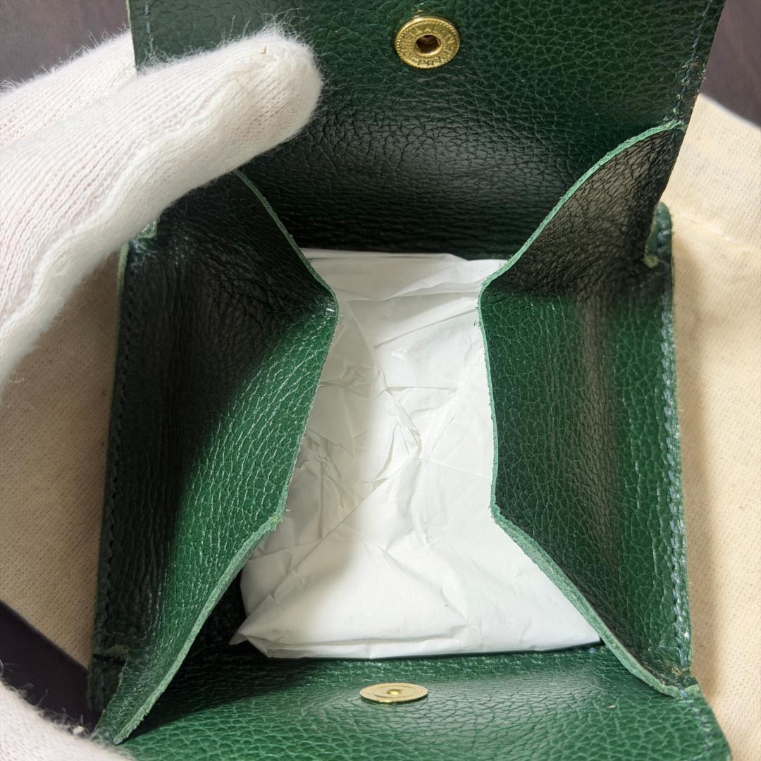 【新品未使用】イルビゾンテ 折り財布 グリーン