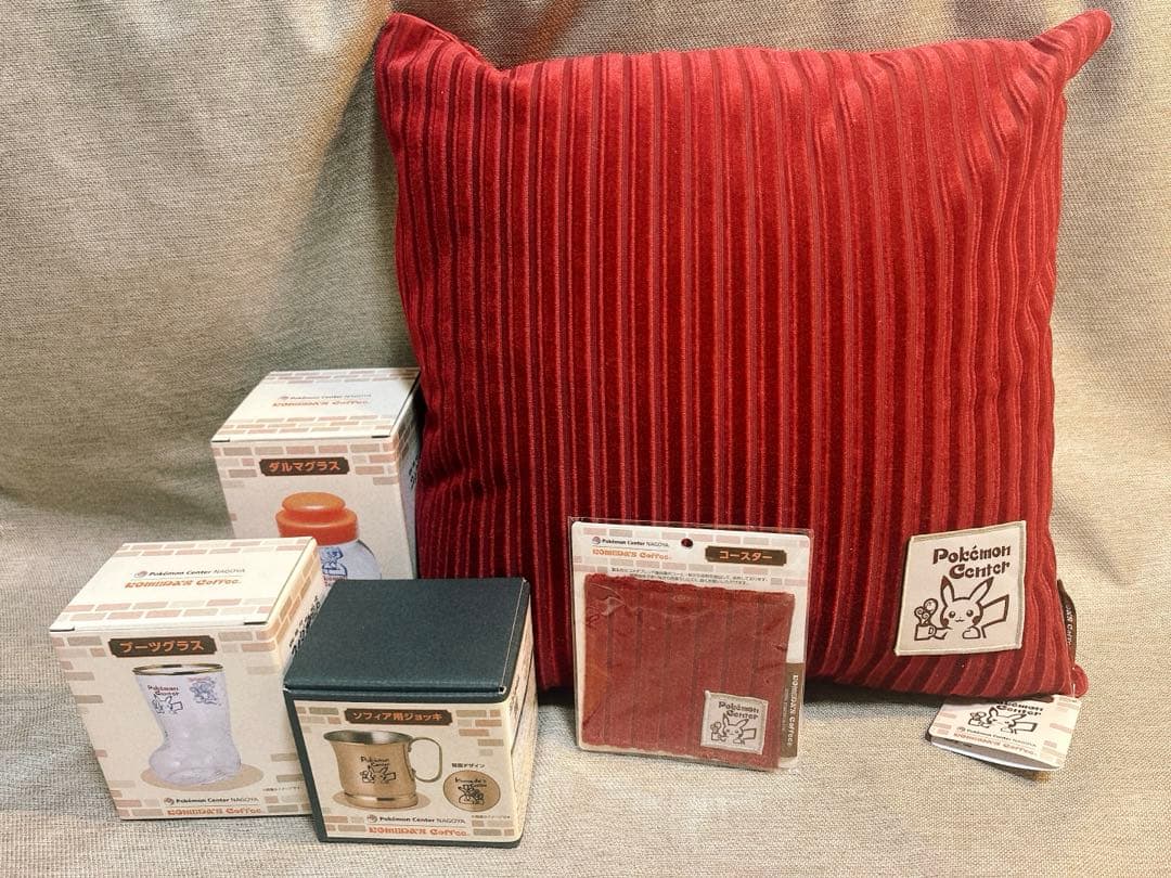【新品未使用・限定】コメダ珈琲店×ポケモンセンターナゴヤ コラボグッズ5点セット