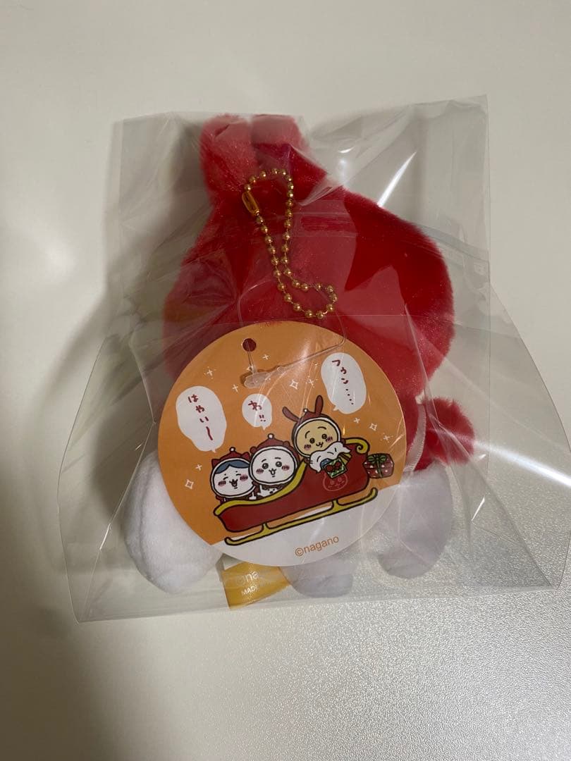 ちいかわ クリスマスだよ！ぷちミニマスコット　うさぎ　正規品　タグ付きぬいぐるみ