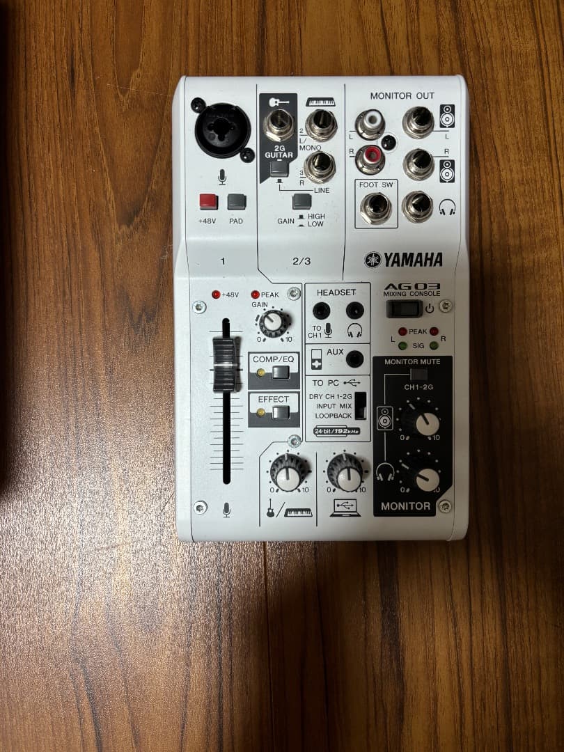 【美品】YAMAHA AG03 オーディオインターフェース