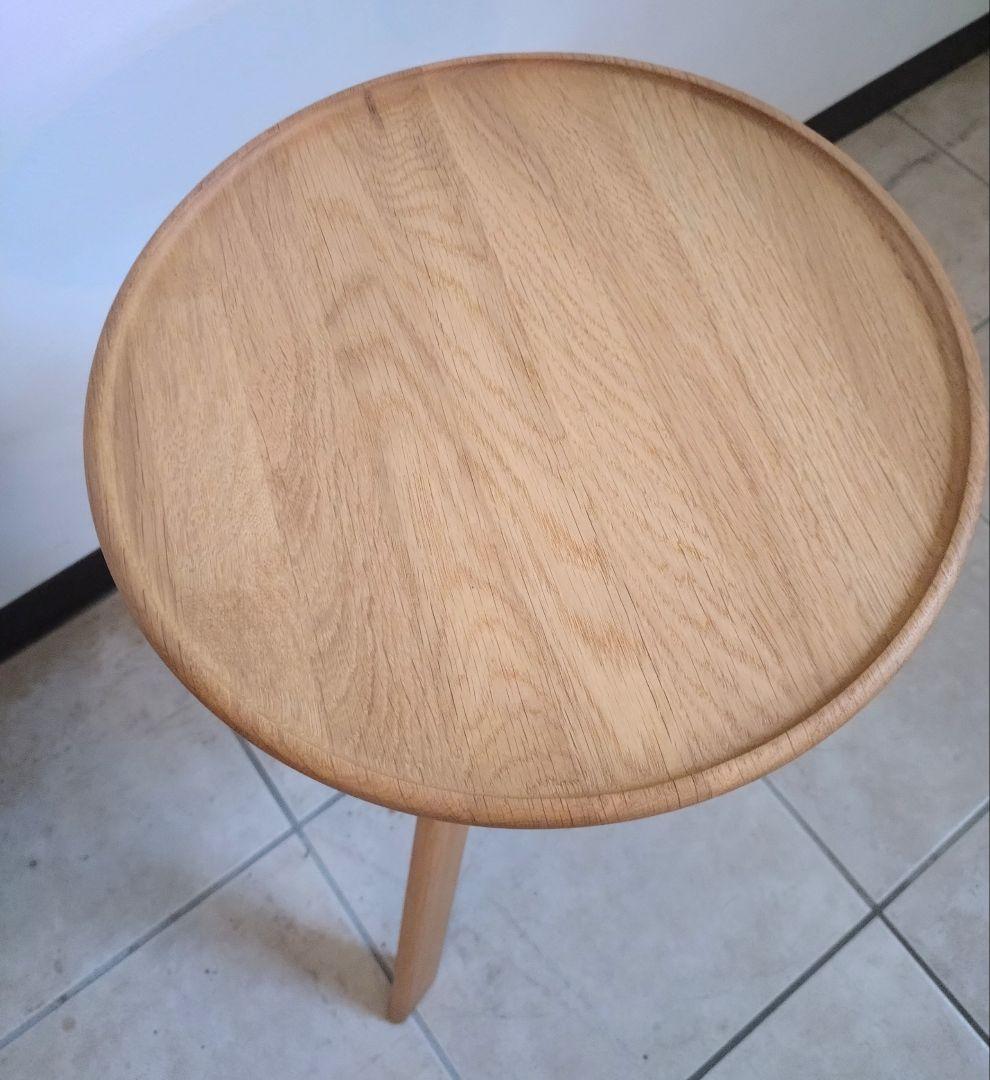 広松木工 LUME スツール スピンスツール オーク材