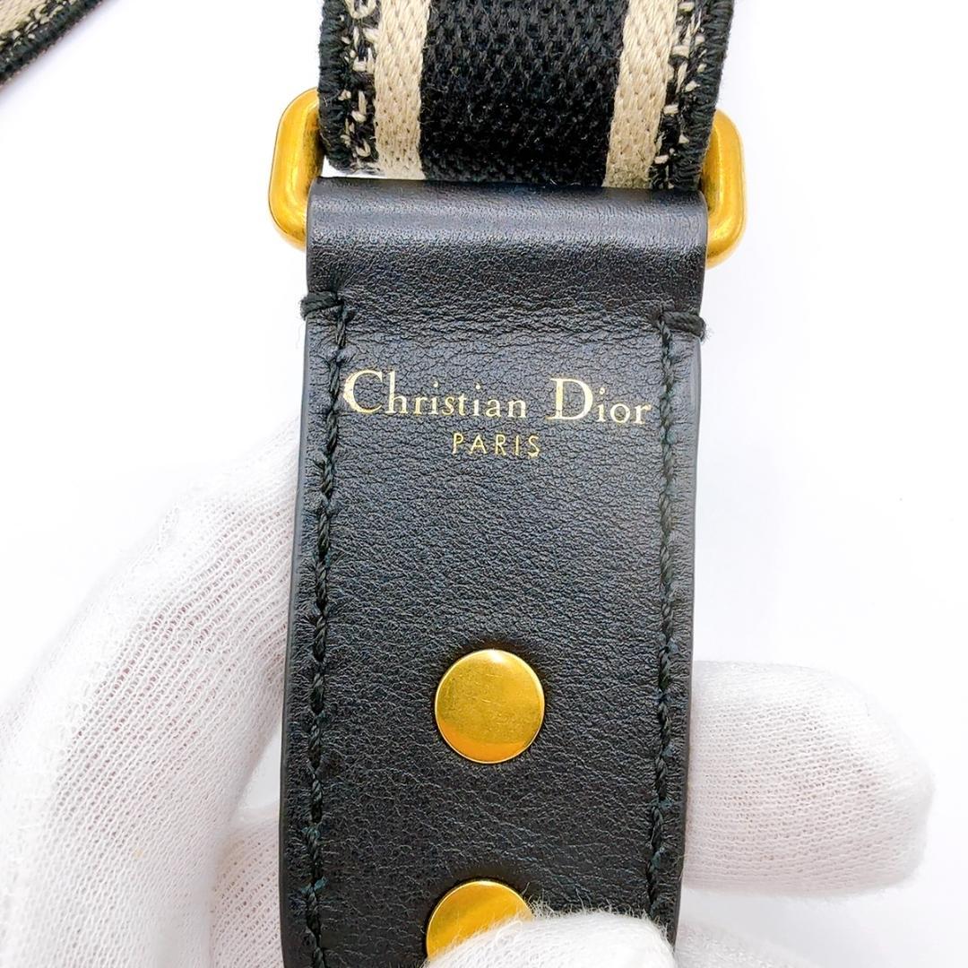 ◇クリスチャンディオール◇キャンバス/エンブロイダリー/ショルダーストラップ