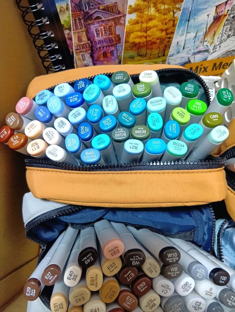 コピックスケッチ170本 マルチライナー15本 その他 まとめ売り