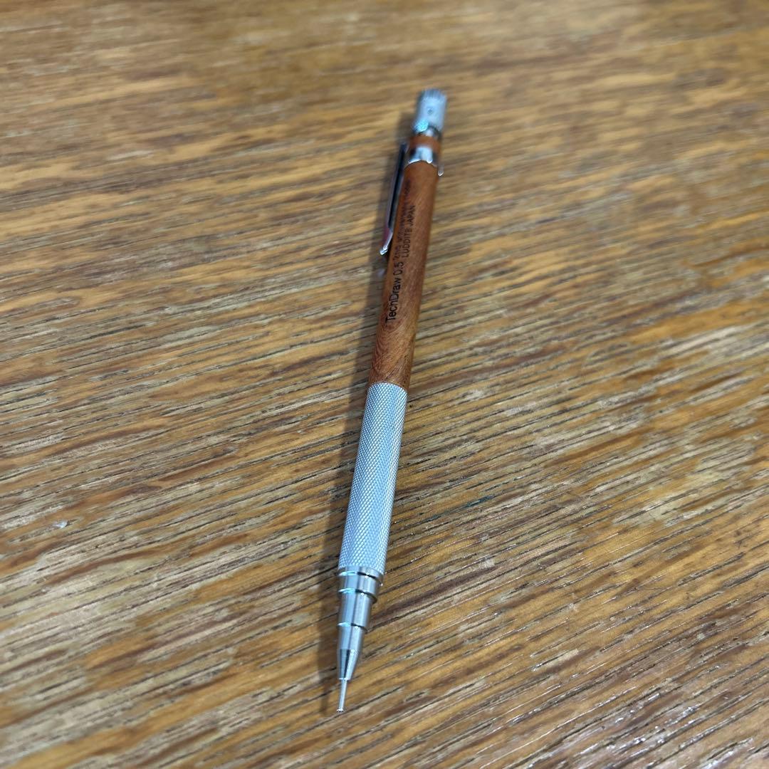 【100本限定】TechDraw 木軸欅　2ndアニバーサリーモデル　0.5mm