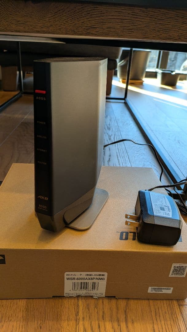 BUFFALO WSR-6000AX8P/NMB Wi-Fi6対応ルーター