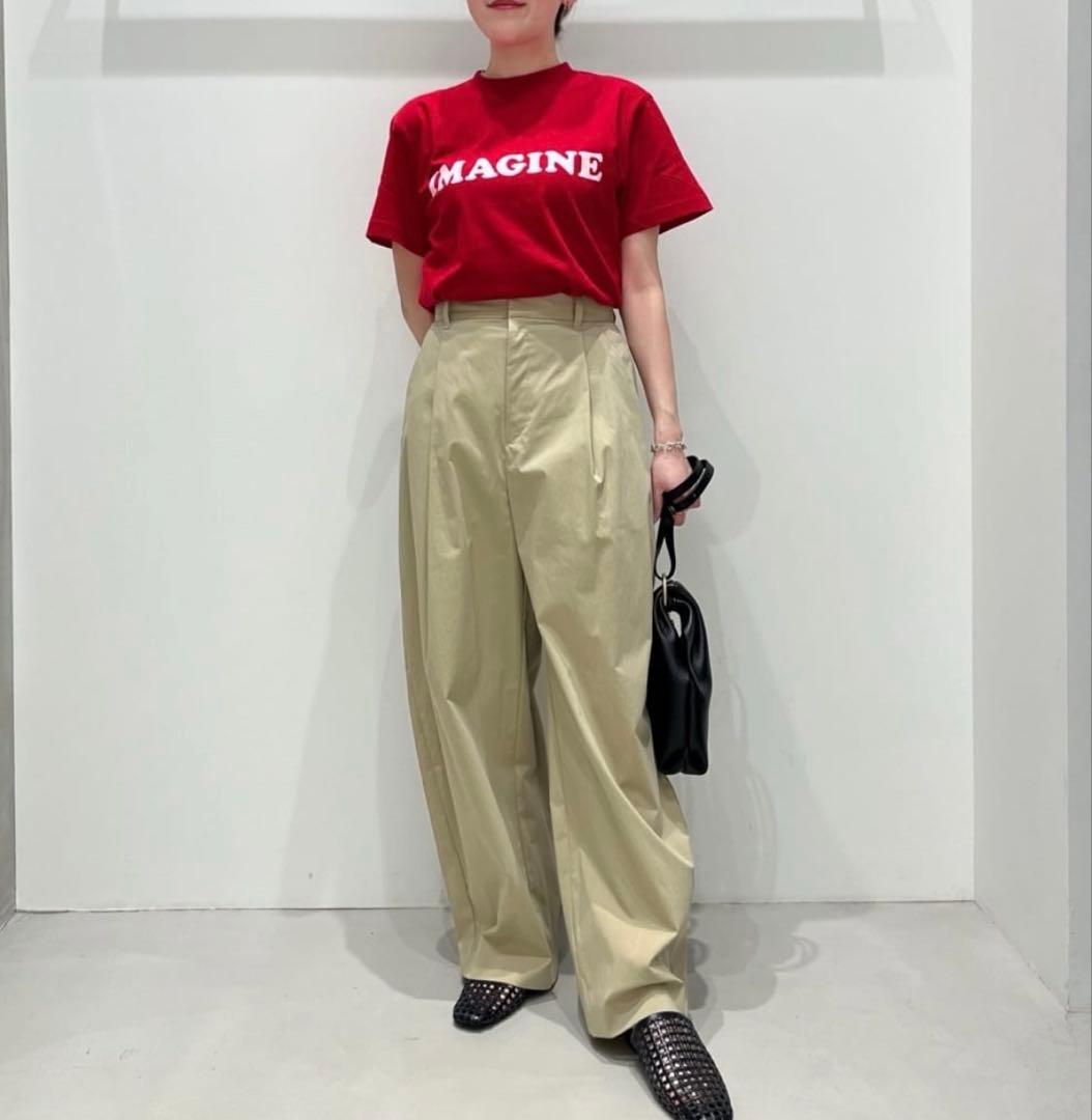 25SS今季新品　接触冷感 BEAUTY&YOUTH タック カーブパンツ