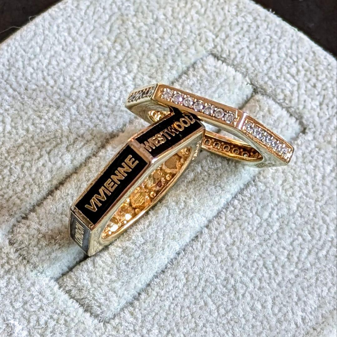 vivienne westwood Alix ring ロゴリング 2点set