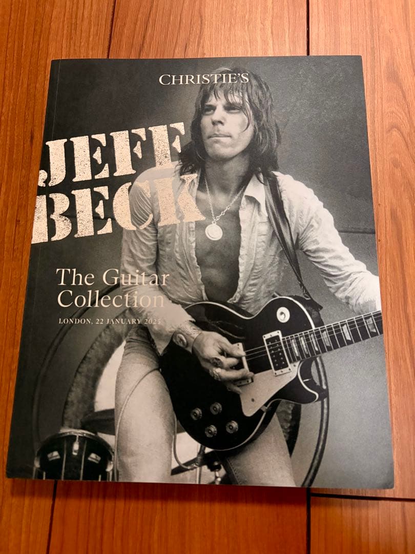 ジェフ・ベック　JEFF BECK クリスティーズギターオークション カタログ