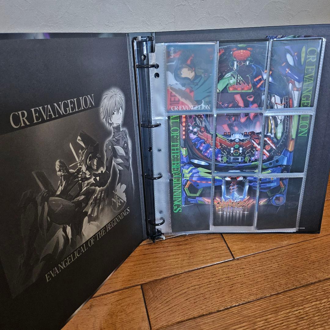 カードダスマスターズ　CRヱヴァンゲリヲンオフィシャルバインダー　　カード付き