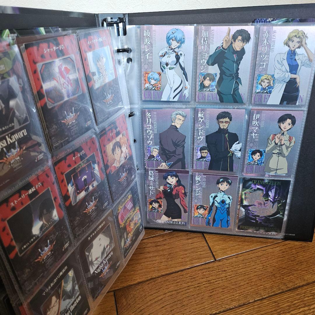 カードダスマスターズ　CRヱヴァンゲリヲンオフィシャルバインダー　　カード付き