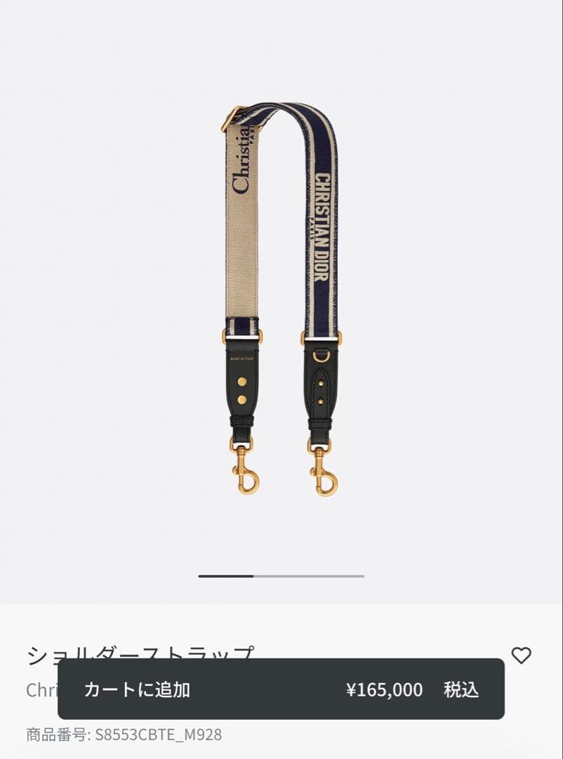 Chrisitan Dior ショルダー ストラップ