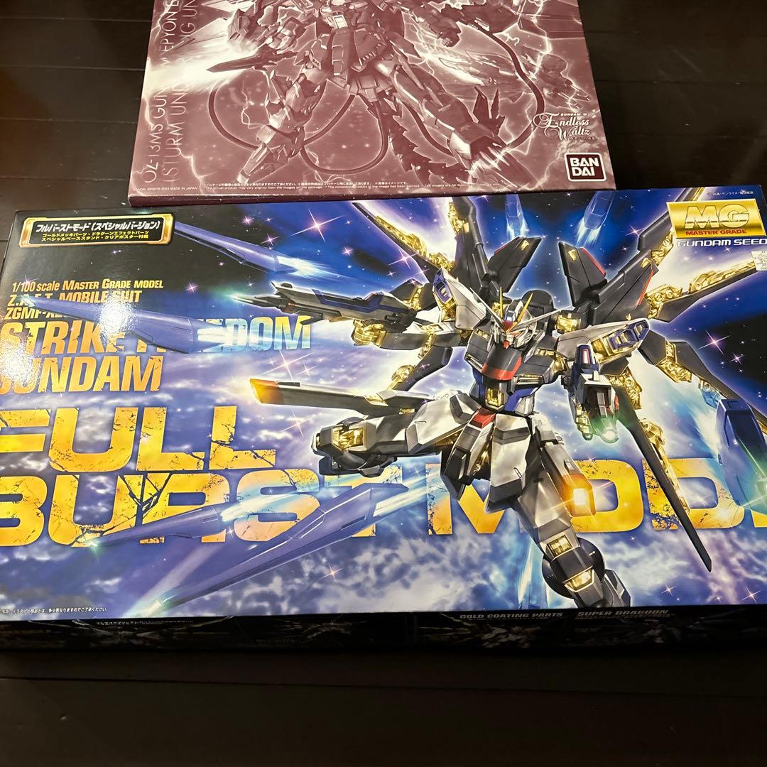 MG1/100ストライクフリーダムガンダム　フルバーストモード2点セット