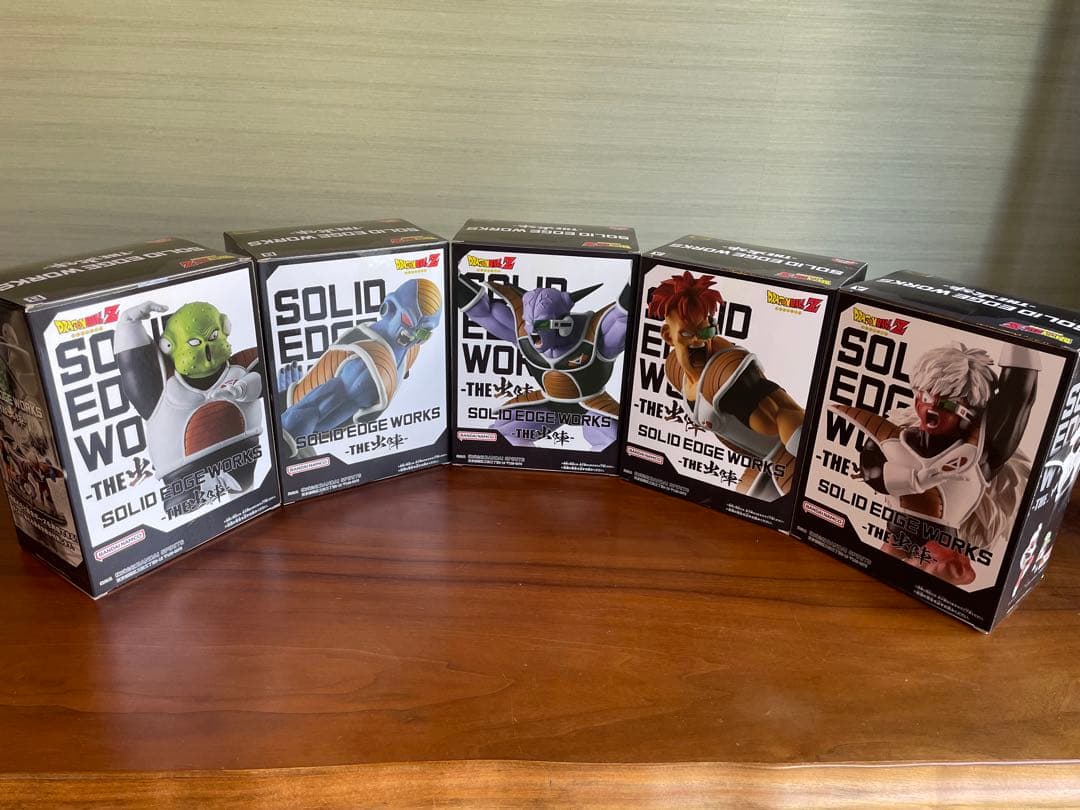 SOLID EDGE WORKS ドラゴンボール　出陣　ギニュー特戦隊　１２体