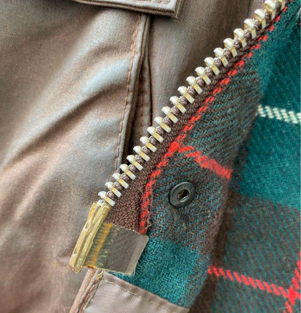 【希少色】80s Barbourノーザンブリア ラスティック 2クラウン YKK