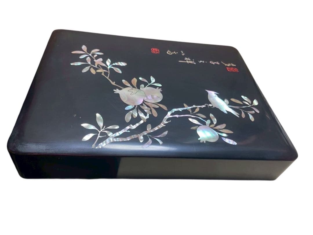 螺鈿細工　小物入れ　宝石箱　ジュエリーボックス　ミニ箪笥　韓国伝統工芸