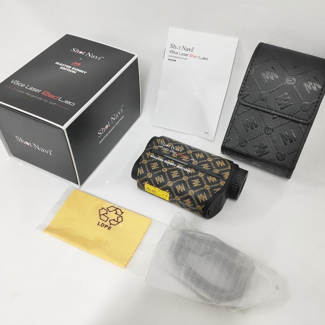 ○★新品 未使用 ショットナビ ボイスレーザーレッドレオ 飛距離測定器 ブラック