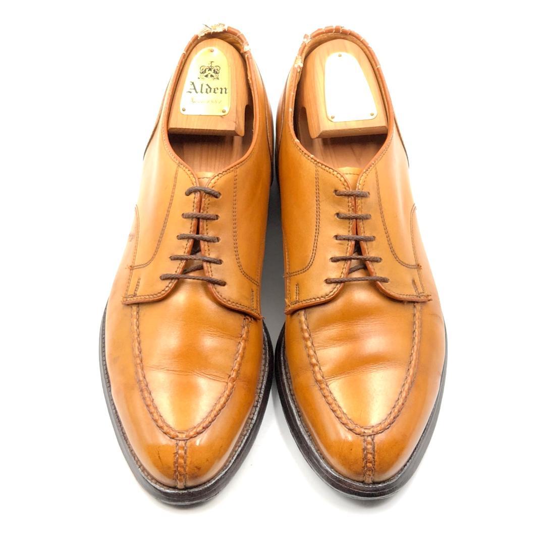 ALDEN オールデン 10 962 Vチップ 外羽根 茶