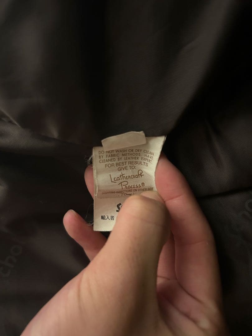 美品　schott 642 レザージャケット　シングルライダース　牛革　茶色