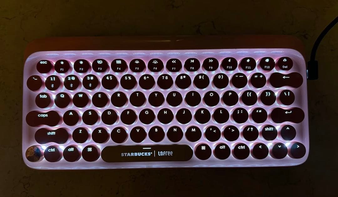 新品未使用 激レア キーボード STARBUCKS LOFREE 海外限定 中国