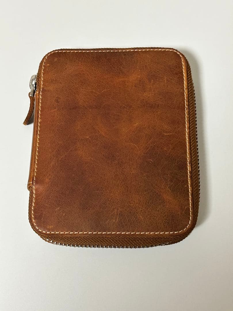 ガレンレザー　10本差しペンケース　クレイジーホースブラウン