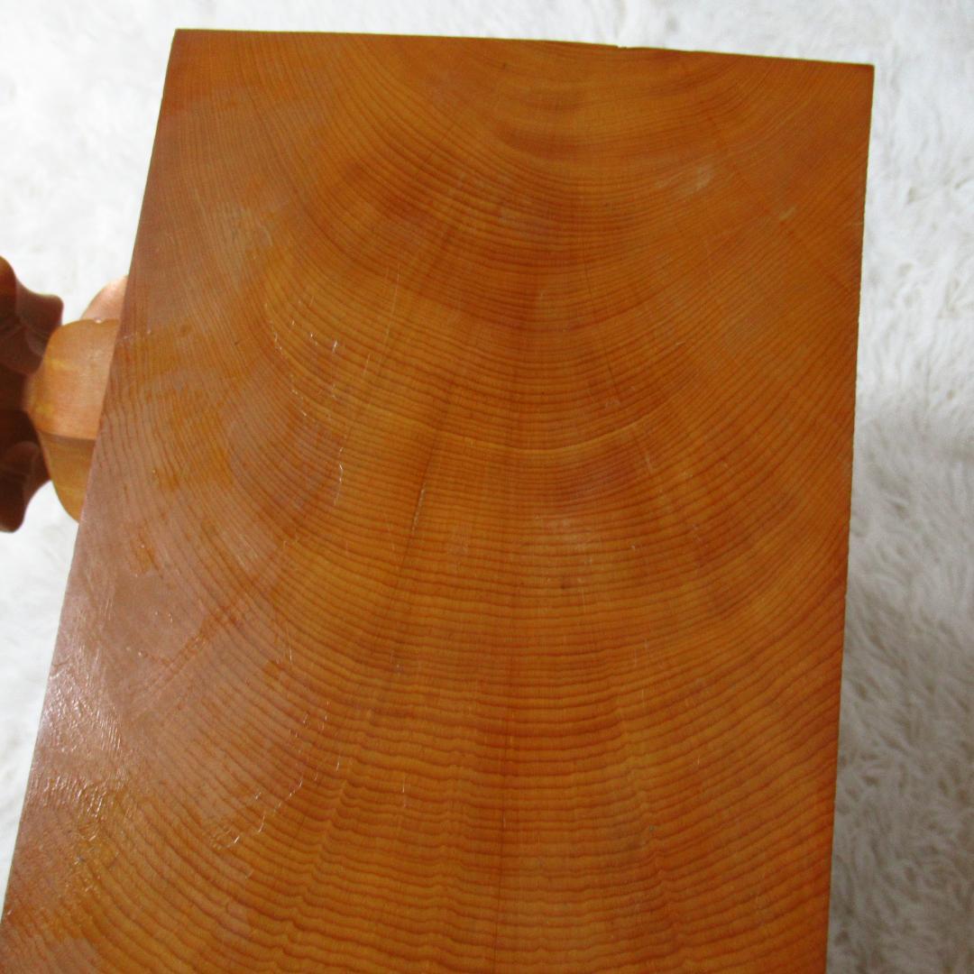 高級囲碁盤 本榧 天地柾目 ヘソ・脚付き 「厚み 約16.5cm」5.5寸