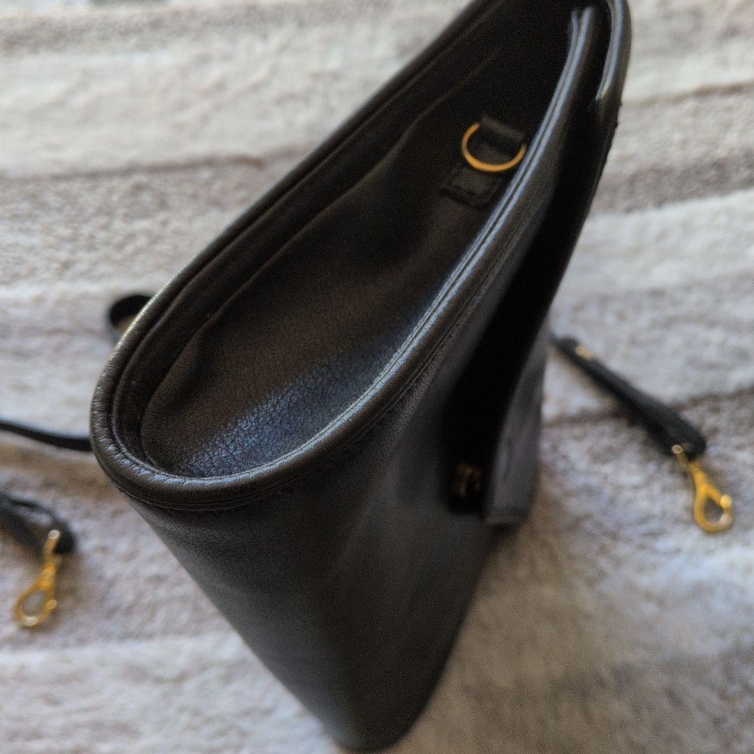 LONGCHAMP 黒 ショルダーバッグ