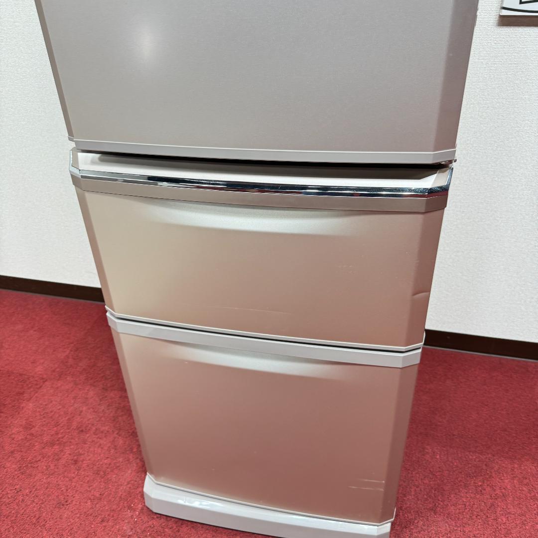 東京23区送料無料　美品三菱2014年製　3ドア370L　洗浄/除菌済み