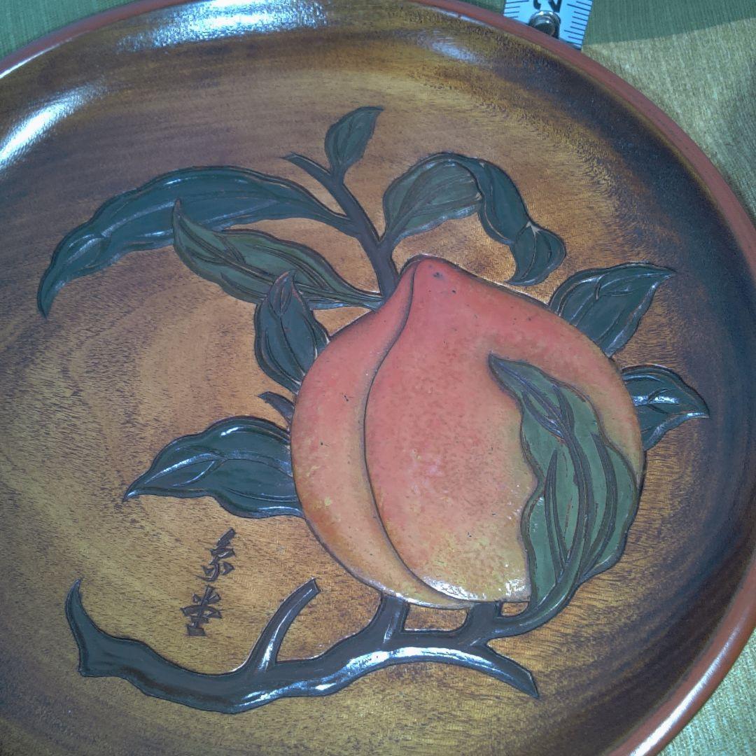 漆器 山中 象堂？果物デザイン 5枚セット